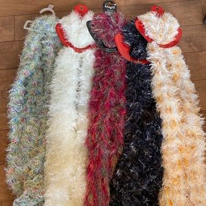 New Versatile Magic Scarf- White, Black, Pink, Orange